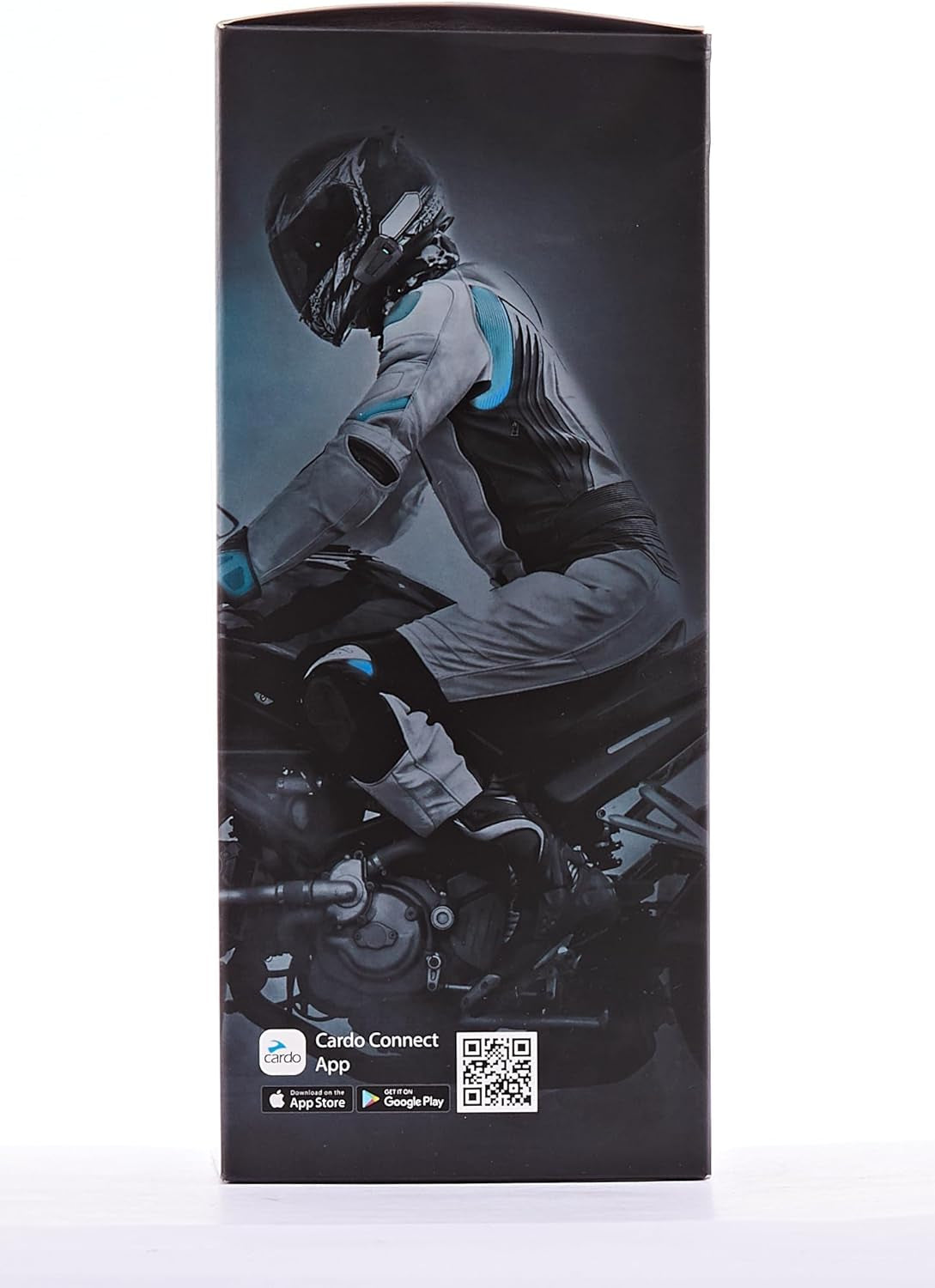 PACKTALK Edge Motorcycle Bluetooth Communication System Headset Intercom - Dual Pack, Black