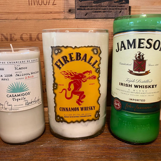 Assorted Liqour Bottle Candle Set (Case of 12)