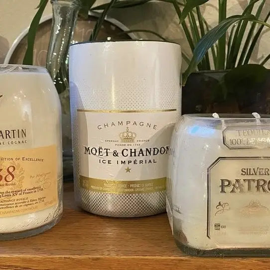 Assorted Liqour Bottle Candle Set (Case of 12)