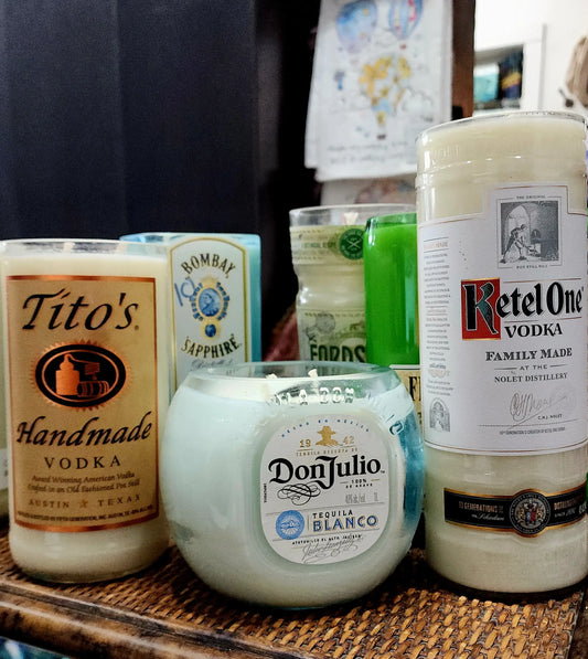 Assorted Liqour Bottle Candle Set (Case of 20)
